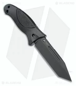 Hogue Knives EX-F02 Tanto Fixed Blade Knife Black (4.5" Black A2) 35240 -Avokelavavat Sales Store BHQ 21457 02