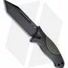 Hogue Knives EX-F02 Tanto Fixed Blade Knife OD Green (4.5" Black) 35241