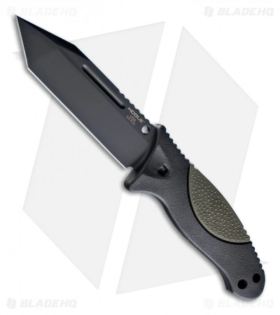 Hogue Knives EX-F02 Tanto Fixed Blade Knife OD Green (4.5" Black) 35241 3 Hogue Knives EX-F02 Tanto Fixed Blade Knife OD Green (4.5" Black) 35241