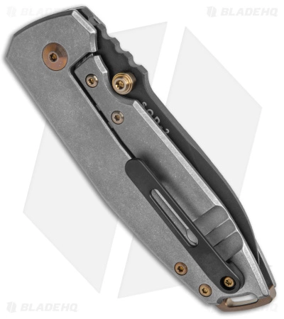 BRNLY SQD-2 Frame Lock Knife Grenade Milled Titanium (3" Black PVD) 5 BRNLY SQD-2 Frame Lock Knife Grenade Milled Titanium (3" Black PVD) - Image 3