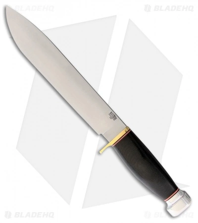 Bark River 1909 Michigan Bowie Fixed Blade Black Canvas Micarta (10" Satin) 3 Bark River 1909 Michigan Bowie Fixed Blade Black Canvas Micarta (10" Satin)