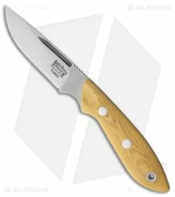 Bark River Adventurer Fixed Blade Knife Antique Ivory Micarta (3.25" Elmax)