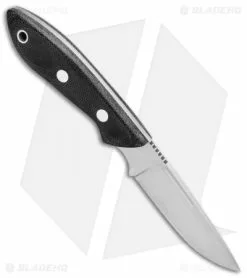 Bark River Adventurer Fixed Blade Knife Black Canvas Micarta (3.25" Elmax Satin) -Avokelavavat Sales Store Bark River Adventurer Black Canvas Micarta Satin BHQ 38828 jr spine