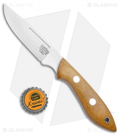 Bark River Adventurer II Fixed Blade Knife Natural Canvas Micarta (3.25" Elmax) 6 Bark River Adventurer II Fixed Blade Knife Natural Canvas Micarta (3.25" Elmax) - Image 4