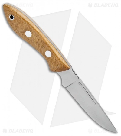 Bark River Adventurer II Fixed Blade Knife Natural Canvas Micarta (3.25" Elmax) 4 Bark River Adventurer II Fixed Blade Knife Natural Canvas Micarta (3.25" Elmax) - Image 2