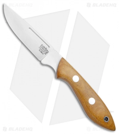 Bark River Adventurer II Fixed Blade Knife Natural Canvas Micarta (3.25" Elmax) 3 Bark River Adventurer II Fixed Blade Knife Natural Canvas Micarta (3.25" Elmax)