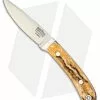Bark River Blackwater Fixed Blade Knife Antique Stag Bone (3" Elmax) -Avokelavavat Sales Store Bark River Blackwater Stag Elmax BHQ 52797