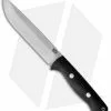 Bark River Knives Bravo 1.5 Field Fixed Blade Knife Black Micarta (5.8" SS)