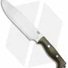 Bark River Bravo Crusader Hunting Fixed Blade Knife Green Micarta (8.5" Satin) 2 Bark River Bravo Crusader Hunting Fixed Blade Knife Green Micarta (8.5" Satin) -Avokelavavat Sales Store Bark River Bravo Crusader 3V Mil Spec Green Canvas BA07324MGC BHQ 92473 jr