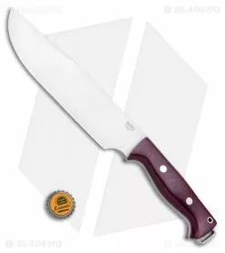 Bark River Bravo Crusader Fixed Blade Knife 3V Burgundy Micarta (8.75" Satin) -Avokelavavat Sales Store Bark River Bravo Crusader Fixed Blade Knife Burgundy Micarta BHQ 99152 ns bottlecap