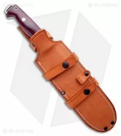 Bark River Bravo Crusader Fixed Blade Knife 3V Burgundy Micarta (8.75" Satin) -Avokelavavat Sales Store Bark River Bravo Crusader Fixed Blade Knife Burgundy Micarta BHQ 99152 ns sheath
