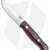 Bark River Bushcrafter Fixed Blade Burgandy Canvas Micarta (3.875" Satin CPM-3V) -Avokelavavat Sales Store Bark River Bushcrafter Burgandy Canvas Micarta Satin BA06123MBU BHQ 96917 jr
