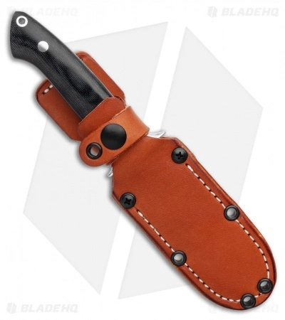 Bark River Chute Fixed Blade Knife Black Micarta CPM 154 (3.75 Satin) 5 Bark River Chute Fixed Blade Knife Black Micarta CPM 154 (3.75 Satin) - Image 3