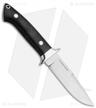 Bark River Chute Fixed Blade Knife Black Micarta CPM 154 (3.75 Satin) 4 Bark River Chute Fixed Blade Knife Black Micarta CPM 154 (3.75 Satin) - Image 2