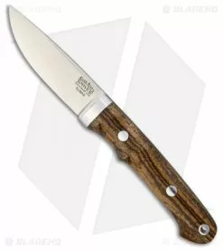 Bark River Classic Utility Caper Fixed Blade Knife Bocote Wood (3.25" Satin)