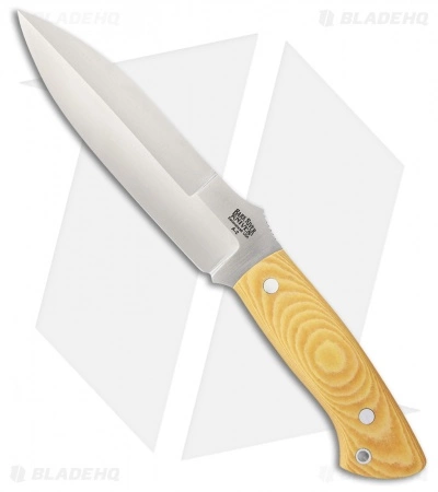 Bark River Essos Fixed Blade Knife Antique Ivory Micarta (5.375" Satin) 3 Bark River Essos Fixed Blade Knife Antique Ivory Micarta (5.375" Satin)