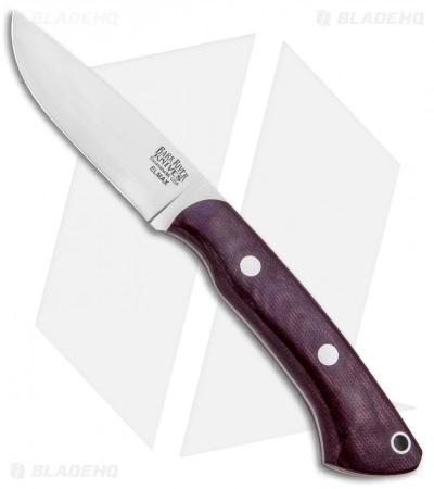 Bark River Featherweight Fox River Fixed Blade Burgandy Micarta (3.1" Satin) 3 Bark River Featherweight Fox River Fixed Blade Burgandy Micarta (3.1" Satin)