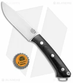 Bark River Fox River Fixed Blade Knife Black Canvas Micarta (4" CPM-3V) -Avokelavavat Sales Store Bark River Fox River Black Canvas Micarta BA01123MBC BHQ 38759 jr bottlecap
