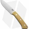 Bark River Fox River LT Fixed Blade Knife Antique Ivory Micarta (4.25" Satin)