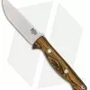 Bark River Gunny Bravo Fixed Blade Knife Bocote Wood (3.78" A-2)