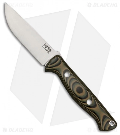 Bark River Gunny Bravo Fixed Blade Knife Tan Camo G-10 (3.75" A2 Satin) 3 Bark River Gunny Bravo Fixed Blade Knife Tan Camo G-10 (3.75" A2 Satin)