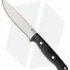 Bark River Gunny Vortex Rampless Fixed Blade Knife Black Micarta (4.75" A-2)