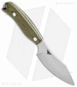 Bark River JX6 Companion Fixed Blade Knife Green Canvas Micarta (3.5" Satin) 7 Bark River JX6 Companion Fixed Blade Knife Green Canvas Micarta (3.5" Satin) -Avokelavavat Sales Store Bark River JX6 Companion Green Canvas Micarta Satin BA10152MGC BHQ 92550 jr spine