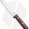 Bark River Kephart Fixed Blade Knife Burgundy Micarta (5" Satin 3V)