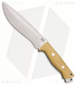 Bark River Knives Bravo Strike Force Knife Antique Ivory Micarta (6.75" Satin)