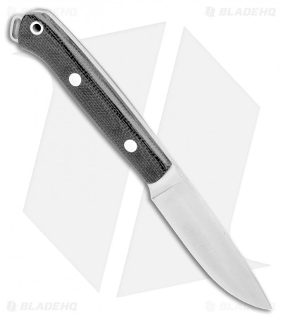 Bark River Little Creek Black Canvas Micarta (2.5" Satin Cru Wear) 01-061M-BC 4 Bark River Little Creek Black Canvas Micarta (2.5" Satin Cru Wear) 01-061M-BC - Image 2