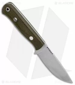 Bark River Bravo Micro Fixed Blade OD Green Canvas Micarta (2.25" Satin CPM-154) 7 Bark River Bravo Micro Fixed Blade OD Green Canvas Micarta (2.25" Satin CPM-154) -Avokelavavat Sales Store Bark River Micro Bravo Green BHQ 84651 er side