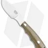 Bark River Mini Canadian Fixed Blade Knife Green Canvas Micarta (2.1" Satin 3V)