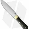 Bear River Knives Bark River Mini Rogue Fixed Blade Knife Black Canvas Micarta (4.75" Satin)