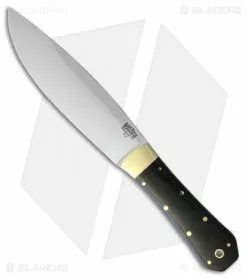 Bear River Knives Bark River Mini Rogue Fixed Blade Knife Black Canvas Micarta (4.75" Satin)
