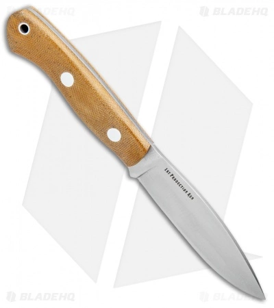 Bark River Mini Tundra Fixed Blade Knife Elmax Natural Micarta (4" Satin) 4 Bark River Mini Tundra Fixed Blade Knife Elmax Natural Micarta (4" Satin) - Image 2