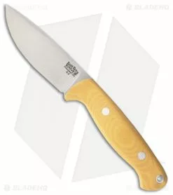 Bark River North Country EDC Fixed Blade Knife Antique Ivory Micarta (3.5" A-2)