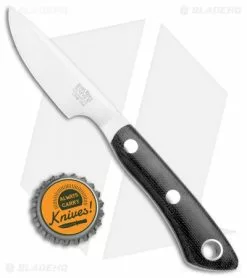 Bark River Rascal II Fixed Blade Knife Black Canvas Micarta (3.1" Satin) -Avokelavavat Sales Store Bark River Rascal II Bark Canvas Micarta Satin BHQ 107287 jr bottlecap