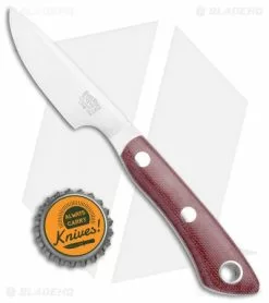 Bark River Rascal II Fixed Blade Knife Burgundy Canvas Micarta (3.1" Satin) -Avokelavavat Sales Store Bark River Rascal II Burgundy Canvas Micarta Satin BHQ 107288 jr bottlecap