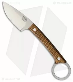 Bark River Ringtail Fixed Blade Knife Bocote Wood (2.5" Satin)
