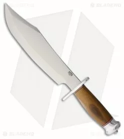 Bark River Shining Mountain Bowie Fixed Blade Natural Micarta (10.5" Satin)