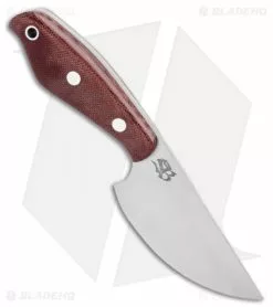 Bark River Skeleton Occipital Fixed Blade Knife Burgundy Micarta (3.25" Satin) -Avokelavavat Sales Store Bark River Skeleton Occipital Burgundy Micarta Satin BA10051MBU BHQ 107659 jr spine