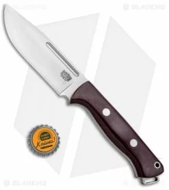 Bark River Squad Leader Fixed Blade Knife Burgundy Micarta (4.6" Satin 3V) -Avokelavavat Sales Store Bark River Squad Leader II Burgandy Micarta Satin BA07222MBU BHQ 97454 jr bottlecap