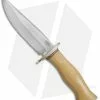 Bark River Vest Pocket Bowie A Fixed Blade Knife Ivory Micarta (5.375" Satin)