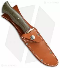 Bark River Vest Pocket Bowie D Fixed Blade Knife Green Micarta (5.375" Satin) -Avokelavavat Sales Store Bark River Vest Pocket Bowie D Micarta Green BA09116MGC BHQ 66421 jr sheath