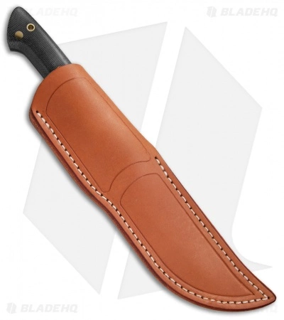 Bark River Vidarr Fixed Blade Knife Black Canvas Micarta (6.125" Satin) 5 Bark River Vidarr Fixed Blade Knife Black Canvas Micarta (6.125" Satin) - Image 3