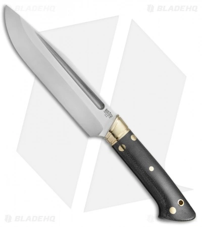 Bark River Vidarr Fixed Blade Knife Black Canvas Micarta (6.125" Satin) 3 Bark River Vidarr Fixed Blade Knife Black Canvas Micarta (6.125" Satin)