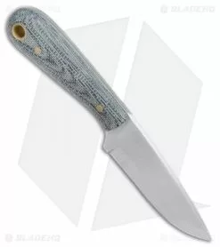 Battle Horse Knives Frontier First Knife BB Micarta (2.6" Satin Scandi) BHK -Avokelavavat Sales Store Battle Horse Frontier First Hunting Knife Black Micarta Satin BHQ 37853 jr spine