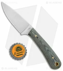 Battle Horse Knives Frontier Valley Hunting Knife Black Micarta (3" Satin) BHK -Avokelavavat Sales Store Battle Horse Knives Frontier Valley Hunting Black Micarta Satin BHQ 37854 jr bottlecap