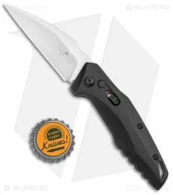 Bear OPS Bold Action XVII Automatic Knife Black Aluminum (2.8" Satin) 9 Bear OPS Bold Action XVII Automatic Knife Black Aluminum (2.8" Satin) -Avokelavavat Sales Store Bear OPS Auto Black Wharncliffe Satin AC 1700 AIBK S BHQ 141210 jr bottlecap