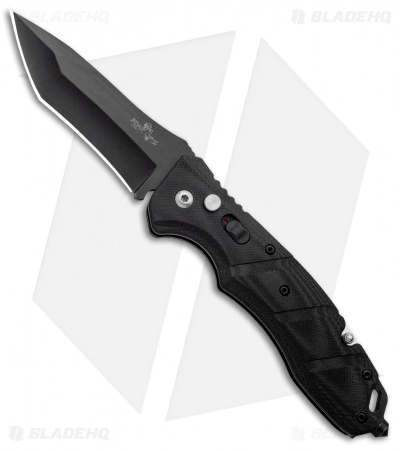 Bear OPS Bold Action V Tanto Automatic Rescue Knife Black G-10 (3.75" Black) 3 Bear OPS Bold Action V Tanto Automatic Rescue Knife Black G-10 (3.75" Black)